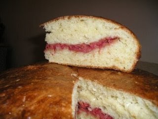 Summer rhubarb cake