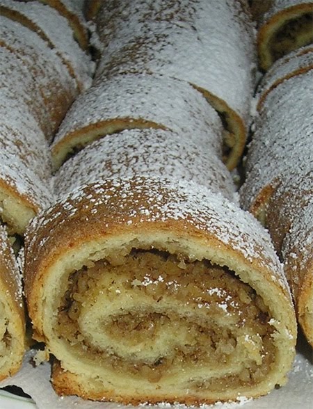 Walnut Cheese Strudel
