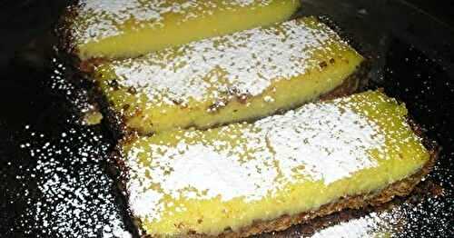 Walnut-crusted Lemon Tart (Passover Friendly)