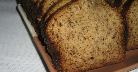 Walnut Greek Yogurt Banana Bread (No  Butter, No Oil)