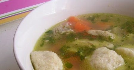 Wheat cream kneidlach for chicken soup (pareve)