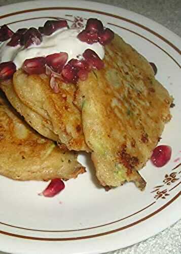 Zucchini Cottage Cheese Pancakes