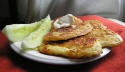 Zucchini pancakes