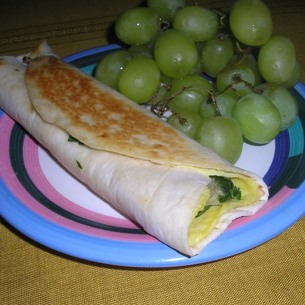 Rolled Breakfast Tortilla