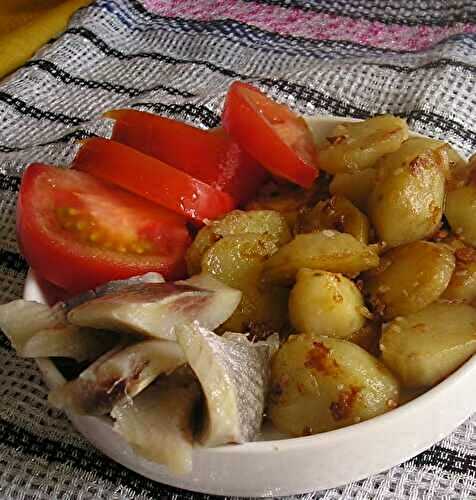 Quick Garlicky Potatoes
