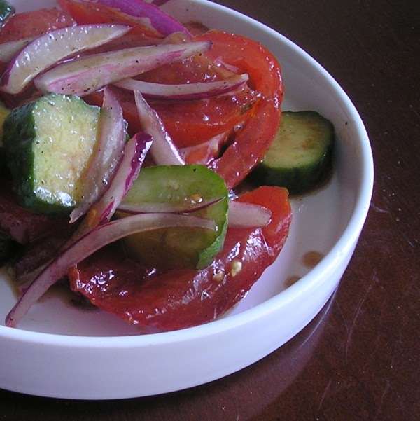 Marinated Cucumber & Tomato Salad