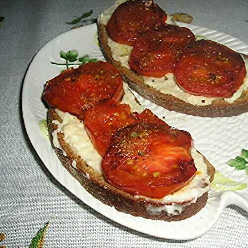 Crostini with Roasted Tomatoes