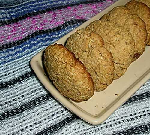Honey Oatmeal Cookies (Eggless)