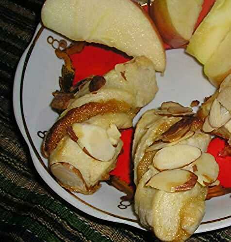 Buttery twists with Almond filling