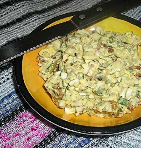 Egg Salad with Roasted Pine Nuts (Israeli cuisine)