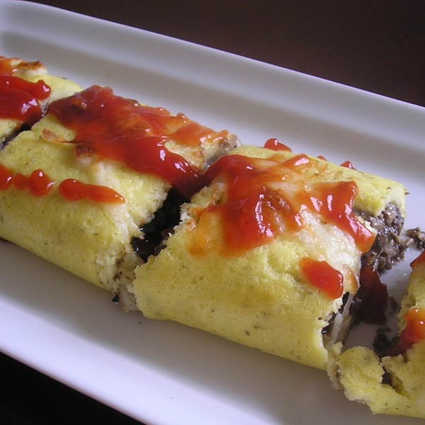 Rolled Cottage Cheese Flatbread with Mushroom Filling (Passover Friendly)