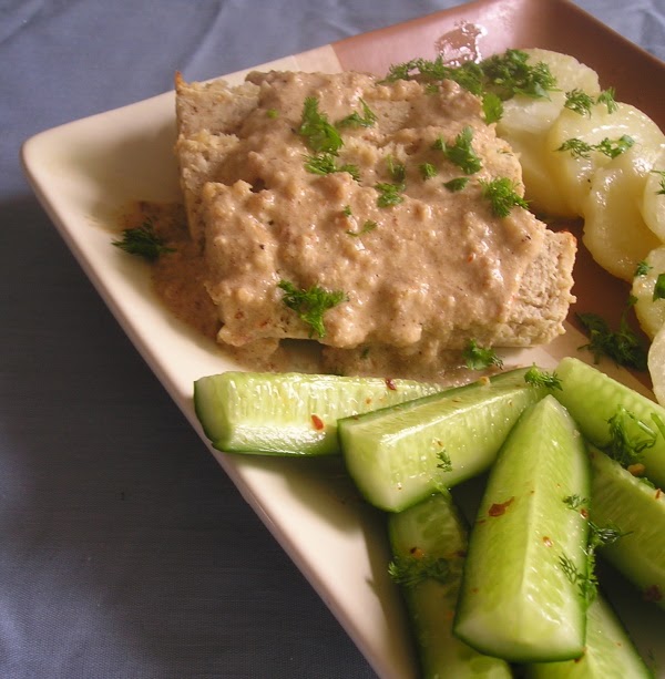 Fishloaf in Gingery Sauce