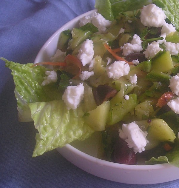Zucchini Ribbon Salad with a Quick Dressing  