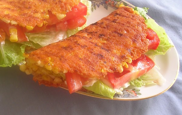 Cheesy Tortillas from Fresh Corn with Veggies