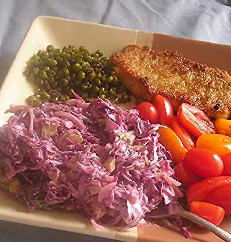 Polish Red Cabbage and Pickles Salad