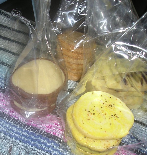 Ready for Sampling (part 2). Chocolate Wrapped Sugar Cookies, Lemon Pepper Shortbread, Choco-Striped Squares