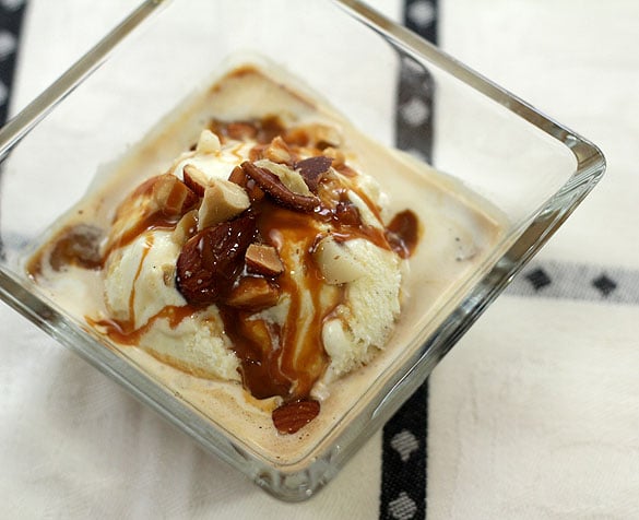 Affogato – Vanilla Ice Cream, Espresso, Caramel Sauce and Salted Nuts