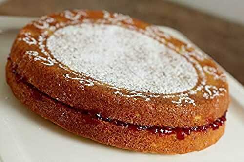 Almond Cake with Raspberry Pomegranate Jam
