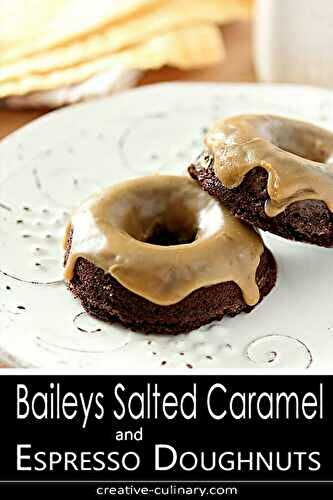 Baileys Salted Caramel Espresso Doughnuts