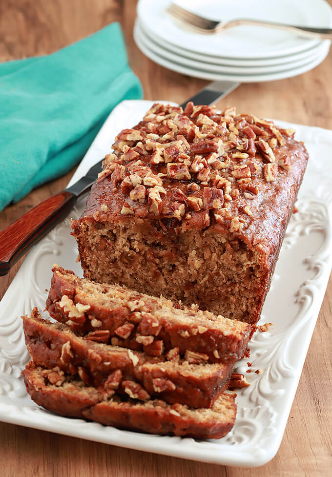 Bananas Foster Banana Bread