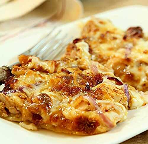 Barbecue Chicken Pizza with Bacon