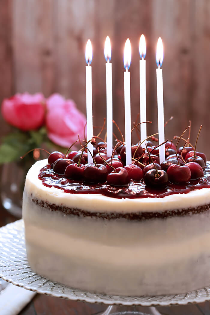 Black Forest Cake with Mascarpone Frosting