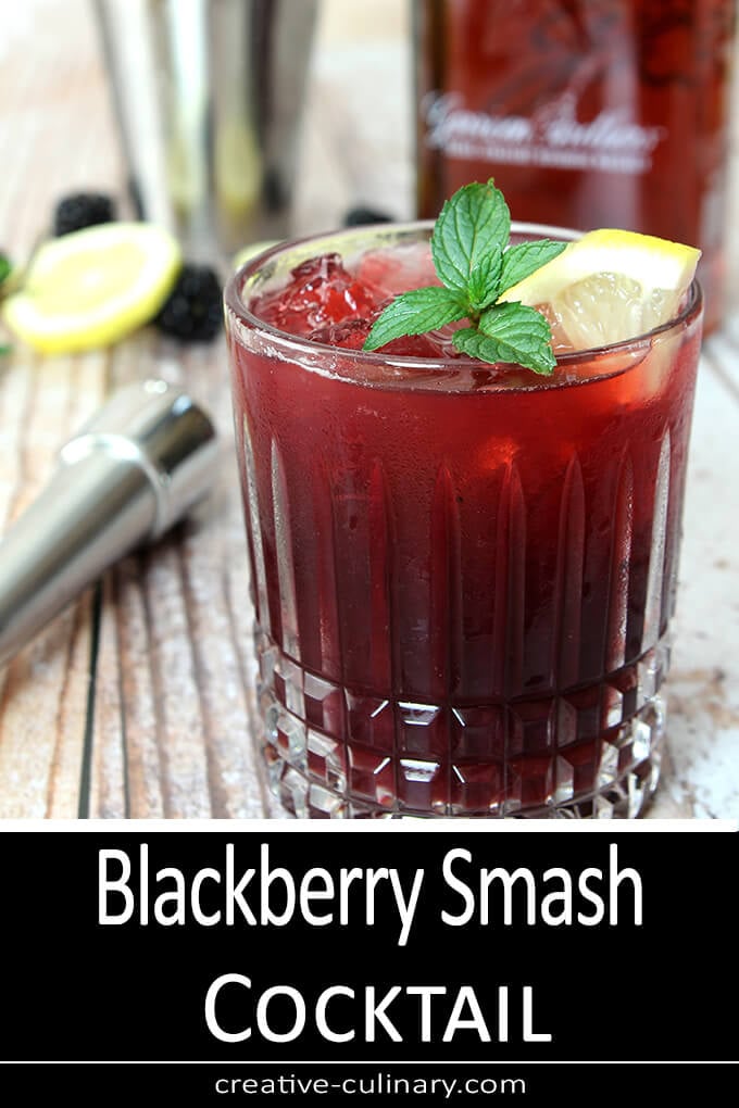 Blackberry Smash with Garrison Brothers Bourbon Whiskey
