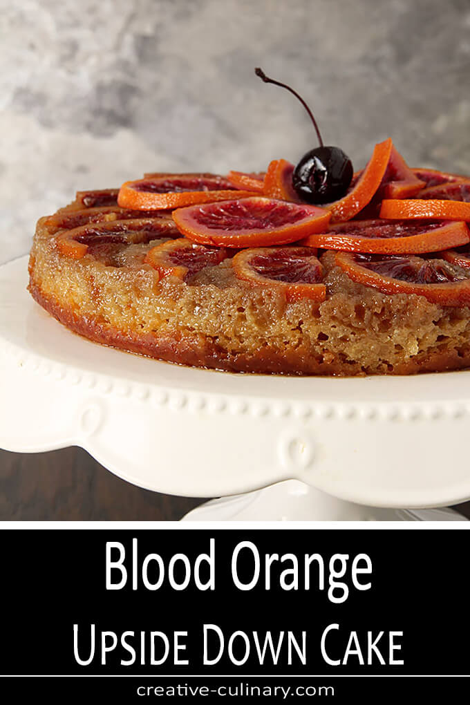 Blood Orange Upside Down Cake