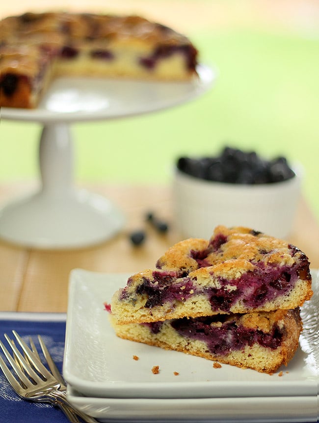 Blueberry Nutmeg Coffee Cake