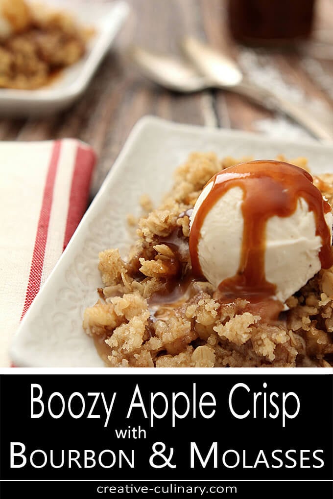 Boozy Apple Crisp