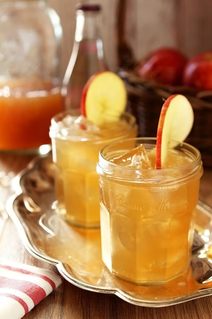 Bourbon and Apple Cider Cocktail