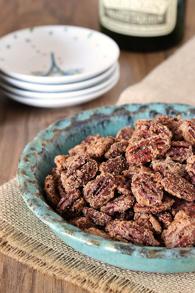 Candied Pecans with Cinnamon Sugar