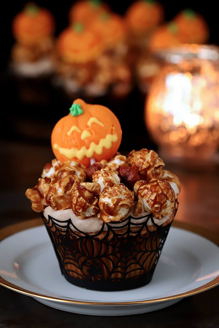 Caramel Corn Cupcakes