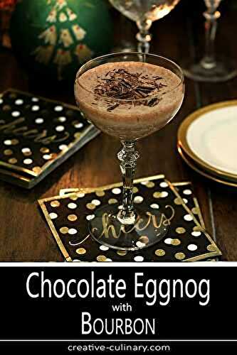 Chocolate Eggnog with Bourbon