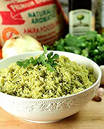 Cilantro and Serrano Rice