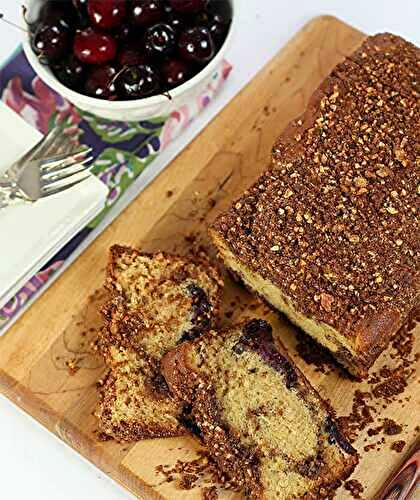 Cinnamon Bread with Cherries and Almonds