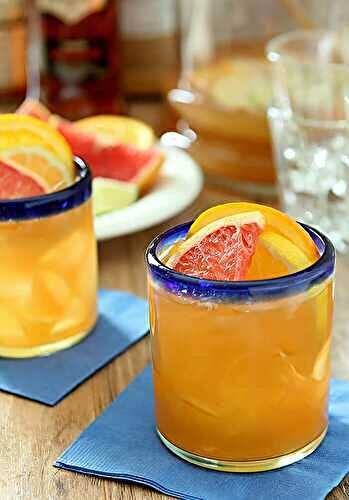 Citrus Rum Punch Cocktail