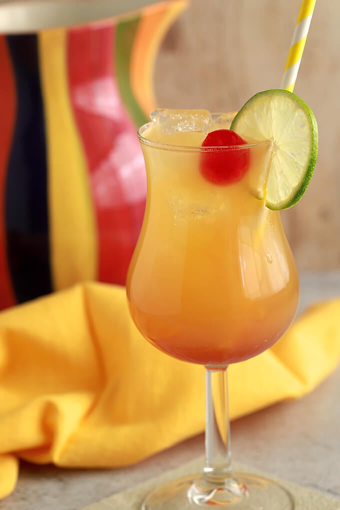 Classic Rum Punch Cocktail