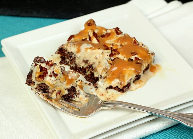 Coffee Toffee Bonbon Squares with Caramel