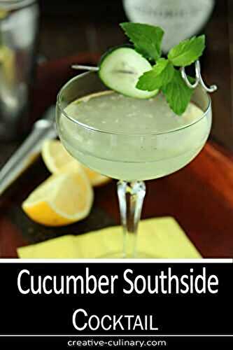 Cucumber Southside Cocktail