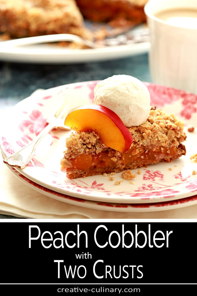 Double Crusted Peach and Pecan Crisp