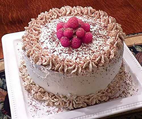 Espresso-Chocolate Layer Cake with White Chocolate-Mascarpone Frosting