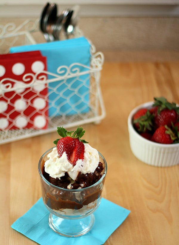 Espresso Hot Fudge Sauce with Toasted Walnuts