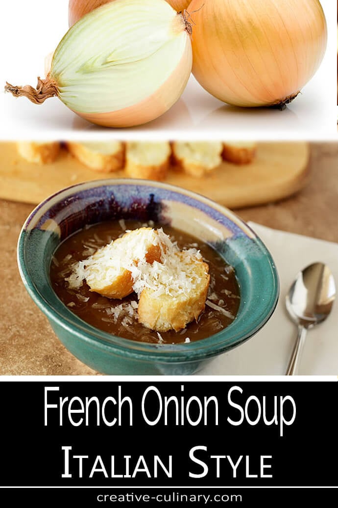 French Onion Soup – with some Italian Style!