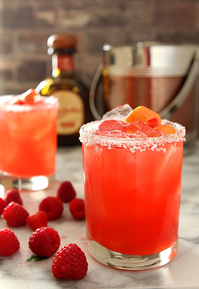 Grapefruit and Raspberry Margarita