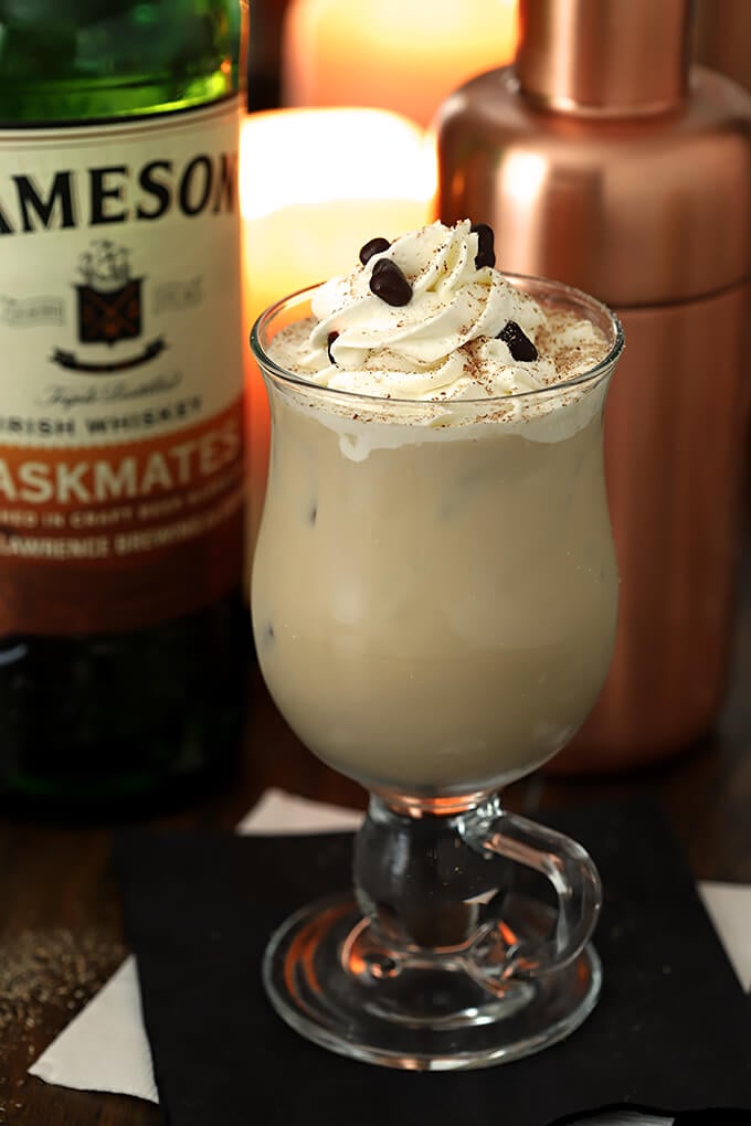 Iced Irish Coffee Cocktail