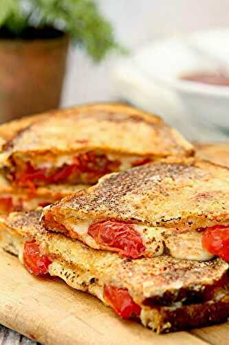 Inside Out Grilled Cheese with Tomato