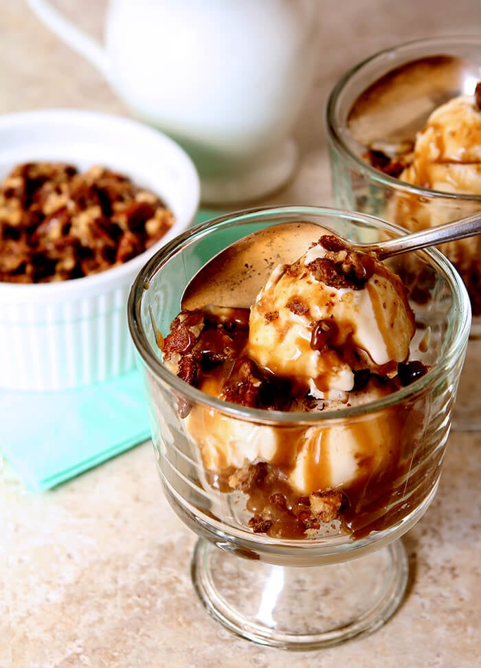 Irish Coffee Caramel Sauce with Irish Whiskey and Espresso
