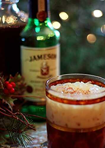 Kahlua, Eggnog and Irish Whiskey Cocktail