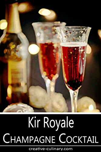 Kir Royale Champagne Cocktail